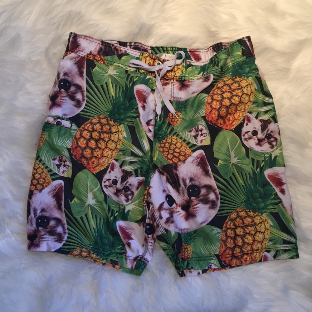 Black matter men’s swim shorts